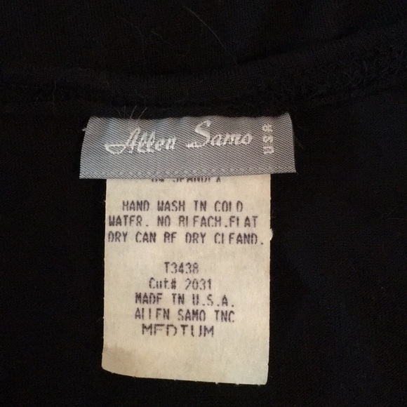 STUNNING AND CLASSY BLACK BLOUSE SZ MEDIUM πΈπ· - Picture 5 of 5